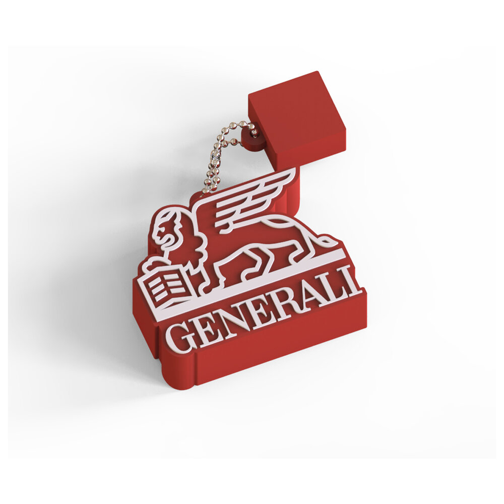 USB Stick Löwe Generali rot 32 GB