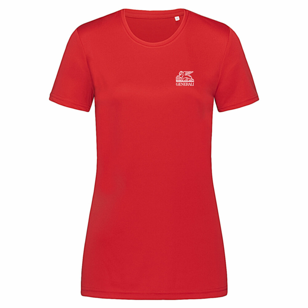 Damen Sport-Shirt Generali rot