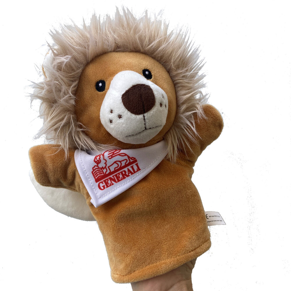 Handpuppe Flöwi mit Flügeln