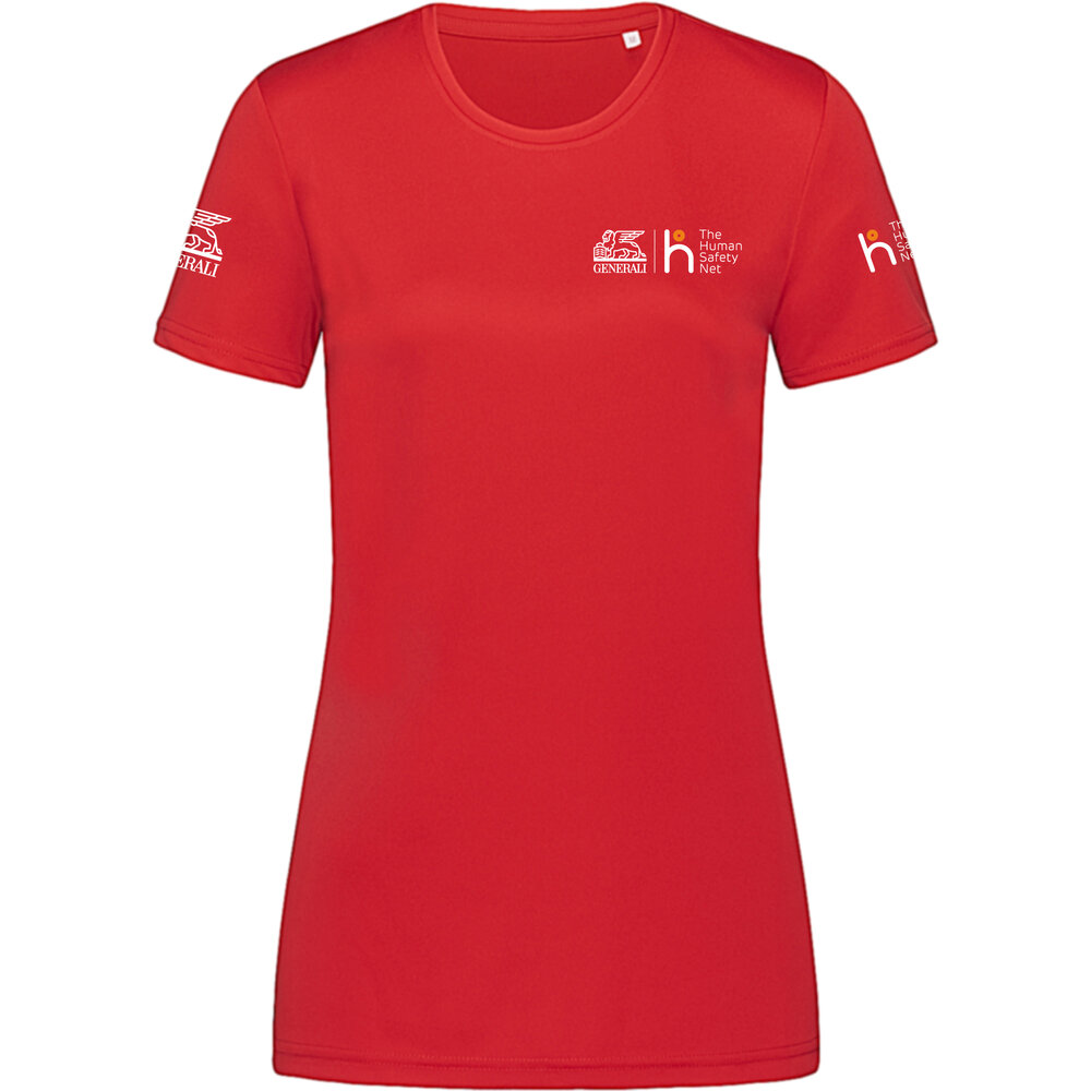 Damen THSN Laufshirt rot