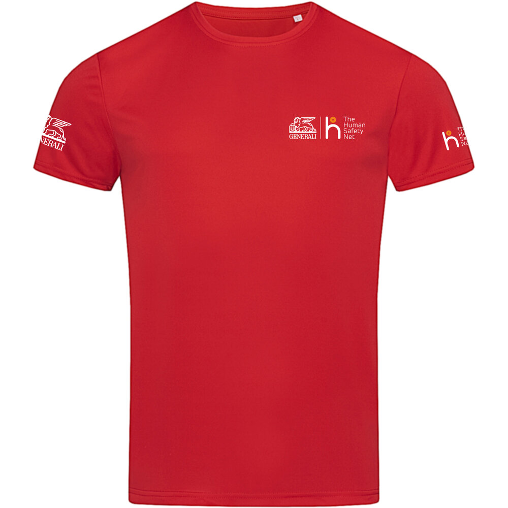 Herren THSN Laufshirt rot Herren THSN Laufshirt rot