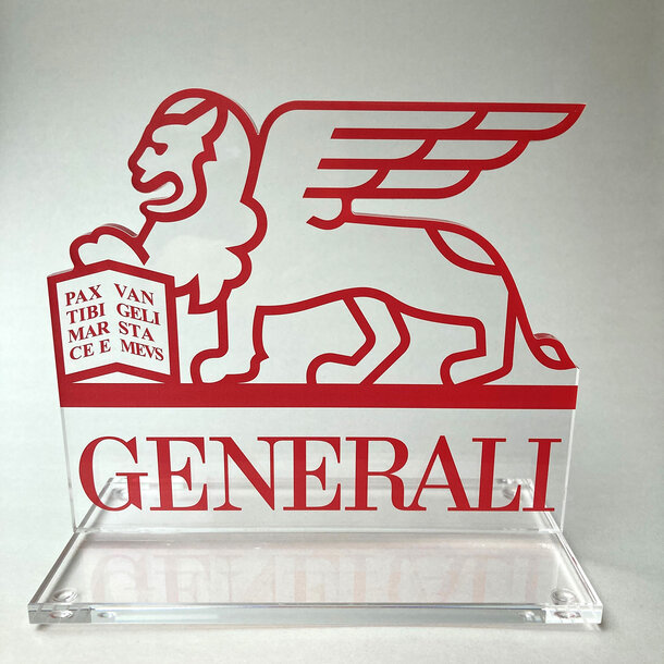 Plexiglas Logoständer Generali