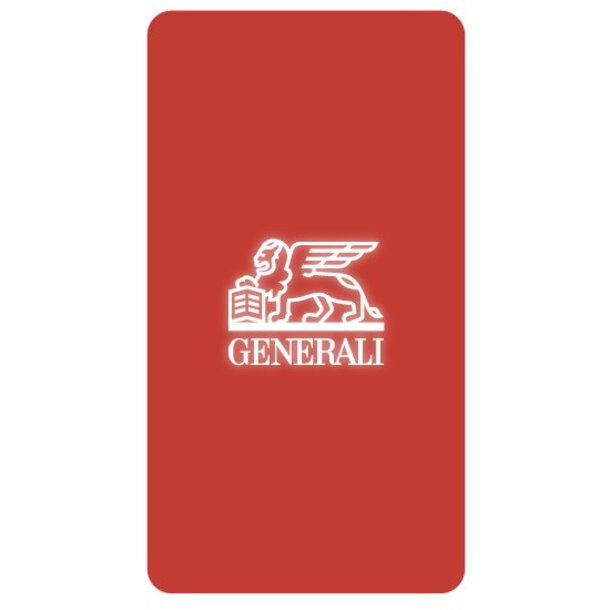 Generali Powerbank mit LED Logo