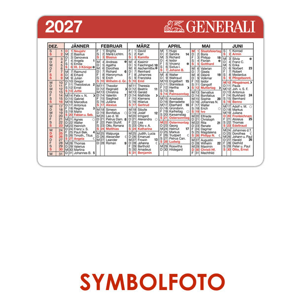 Generali Blattkalender 2027