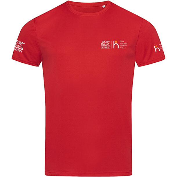 Herren THSN Laufshirt rot